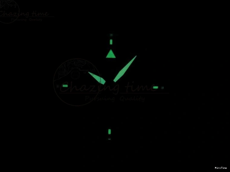 MIROTIME 0325 Fashionable Pilot IW326801 SS MK 1:1 Best Edition Black Dial on Green Nylon Strap MIYOTA 7122